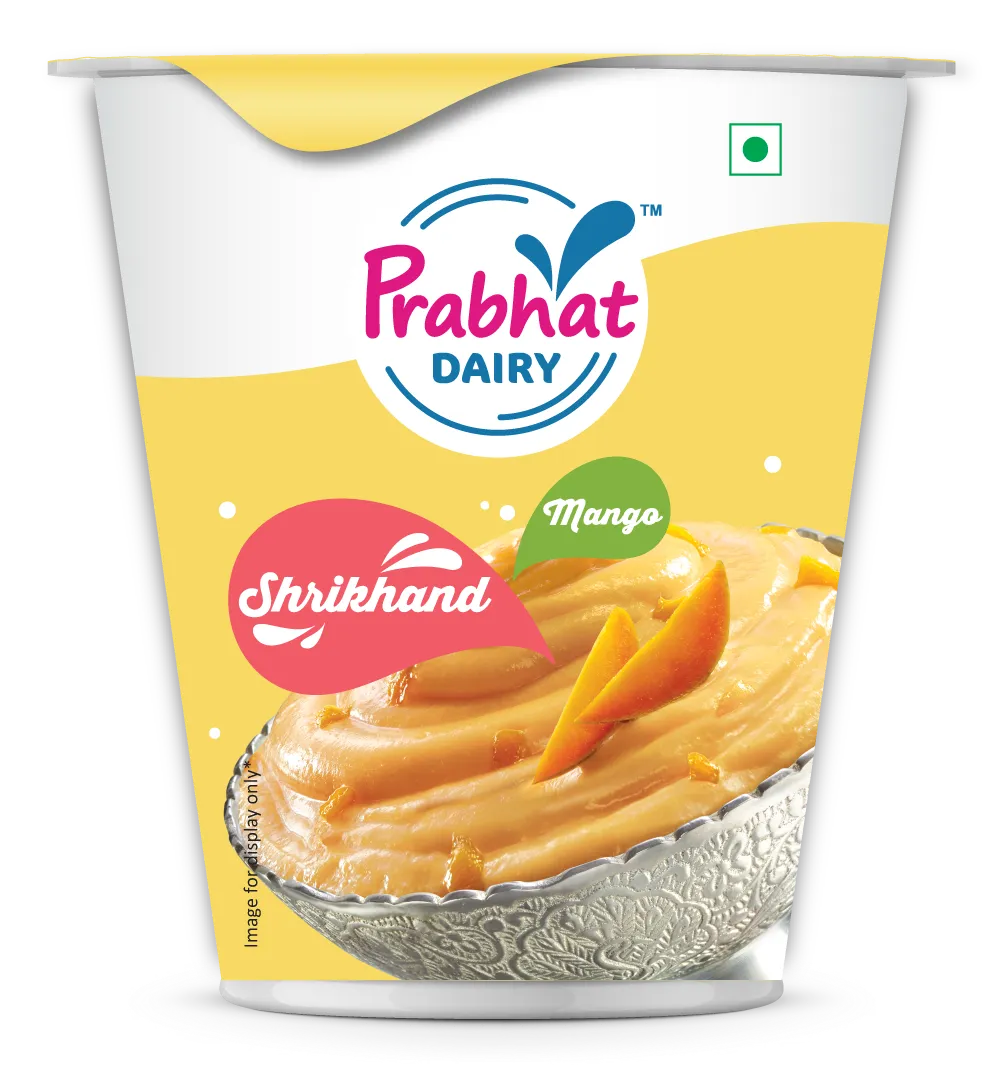 Prabhat Dairy Shrikhand Cup Mango 3kg BW 100gm
